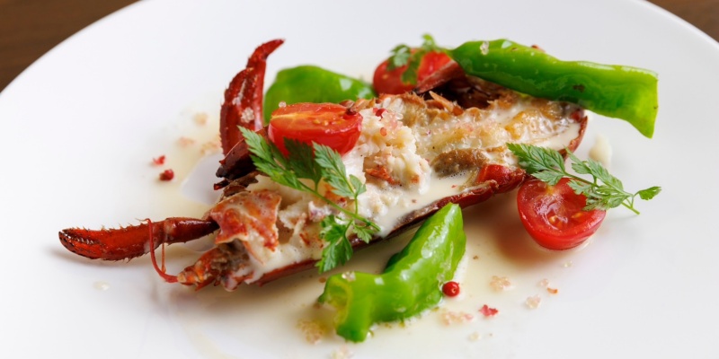 Seafood dish at epice – Kyoto French fine dining